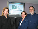 Jeanne Langer with Janice and Demitri Papolos